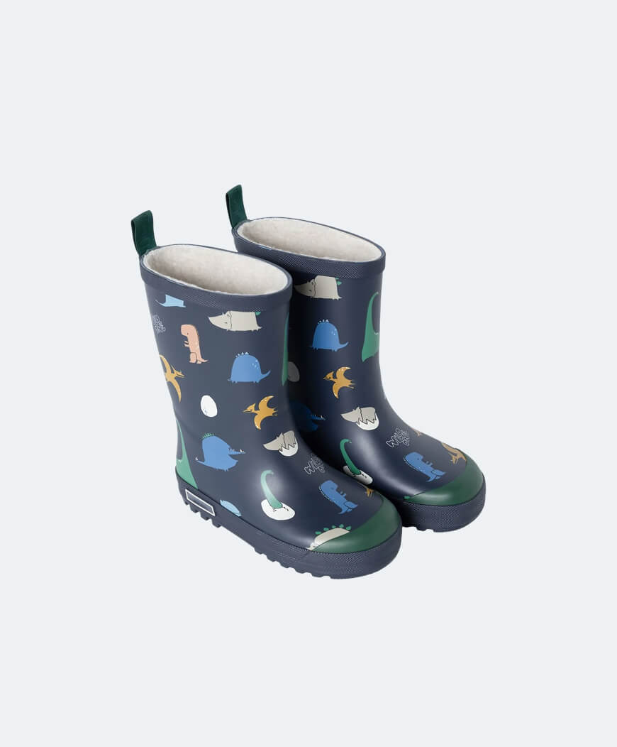 Rain boots dino roar classic navy