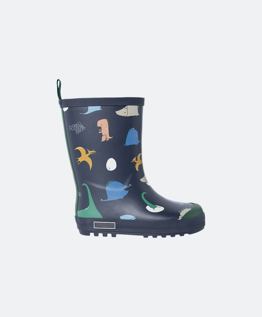 Rain boots dino roar classic navy