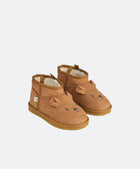 Shoes golden caramel