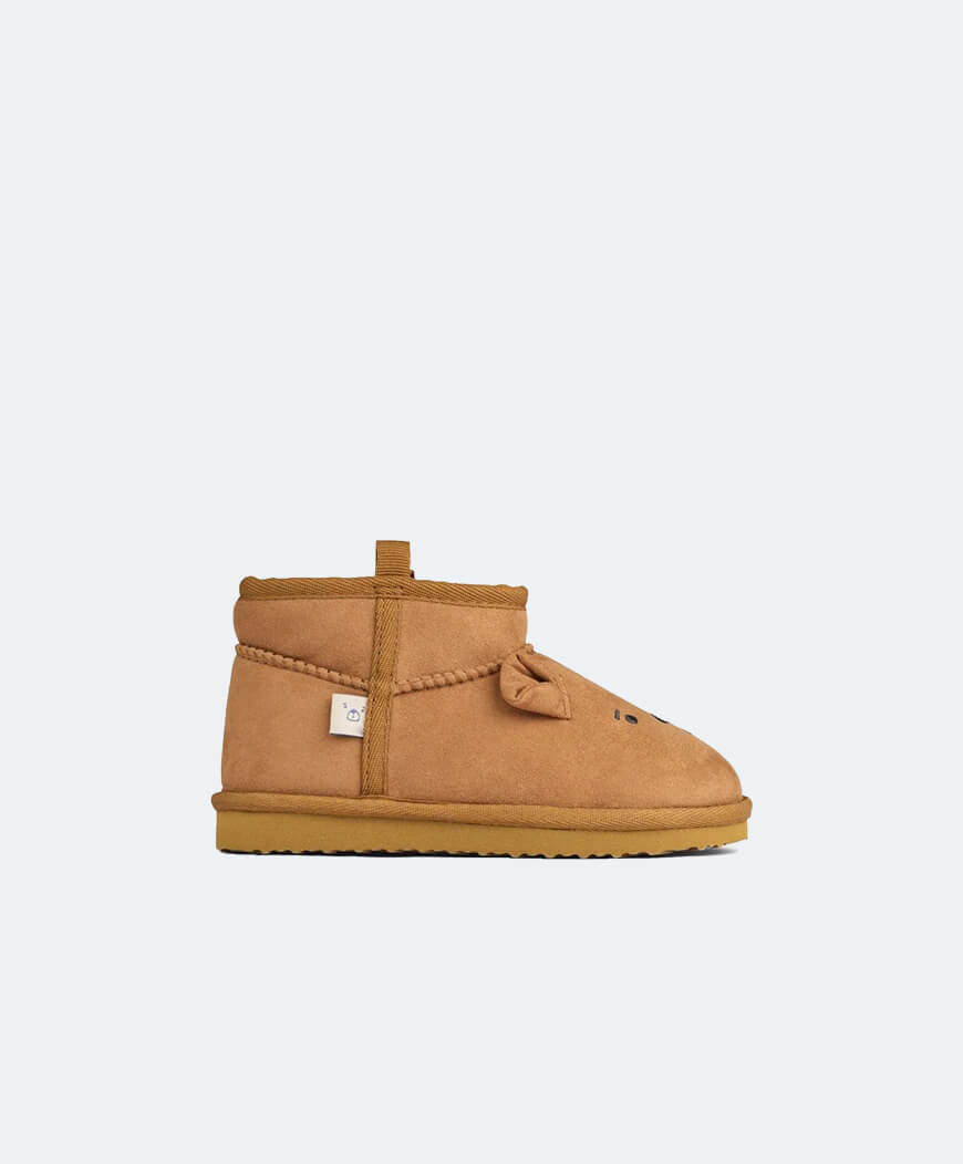 Shoes golden caramel