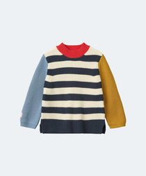 Cotton knit jumper yuzy multi mix