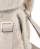 Plush rabbit backpack mist