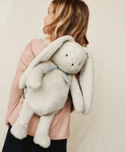 Plush rabbit backpack mist